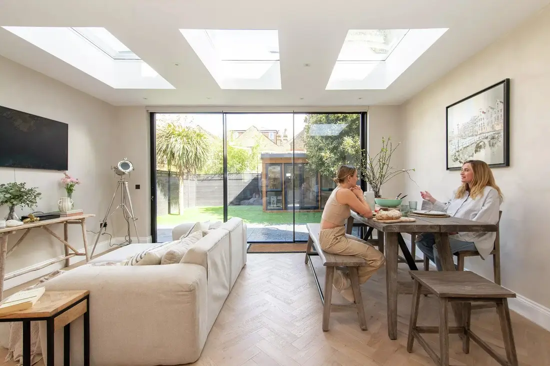 Extension de maison moderne